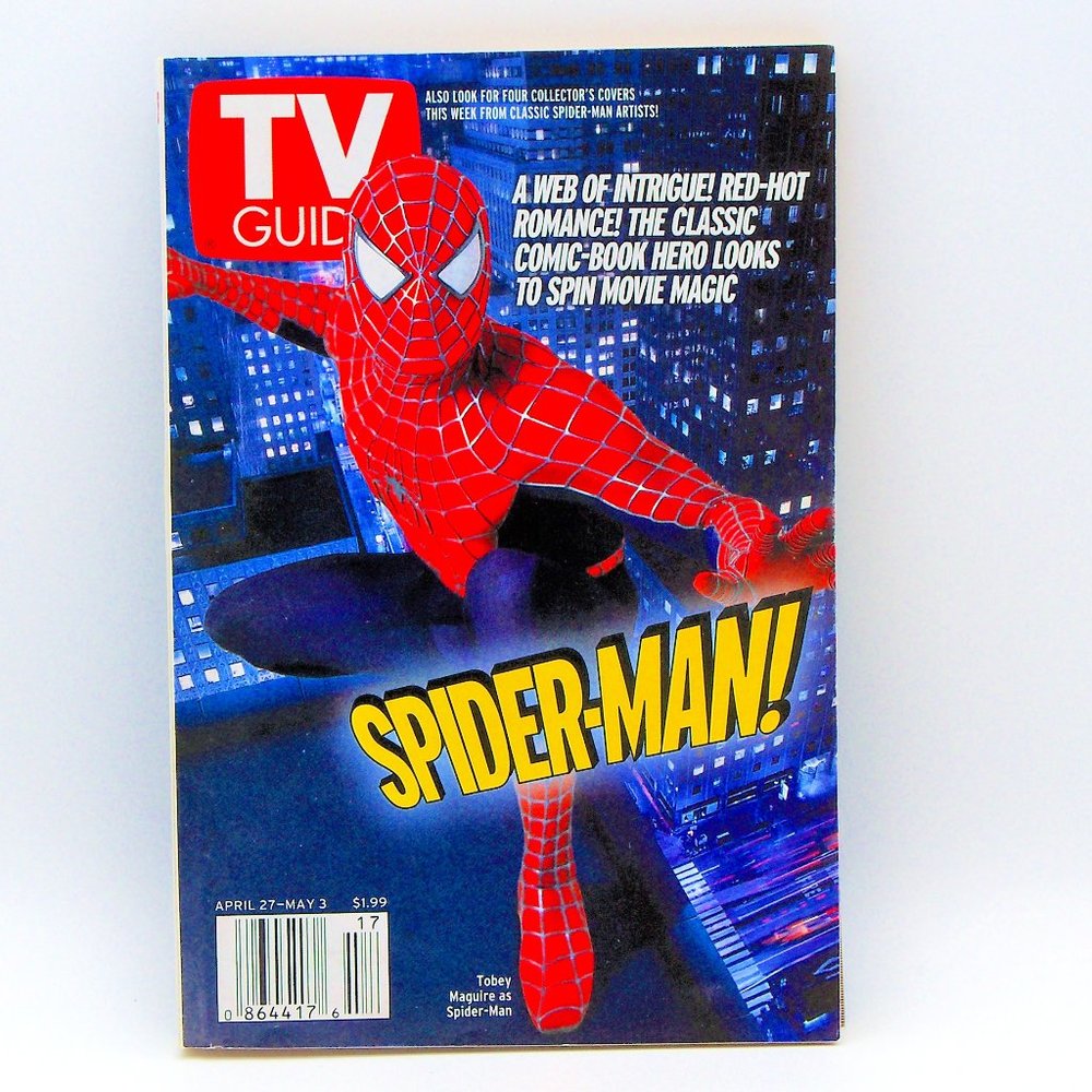 Spiderman TV Guide - April 27, 2001-Paper Ephemera